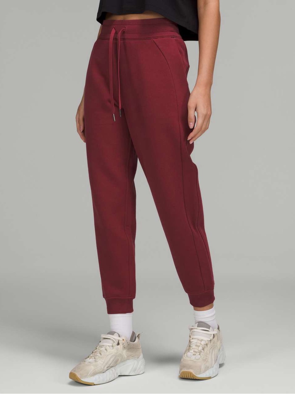 Lululemon Maroon Drawstring Jogger Pants
